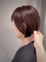 アントワープトーキョー(antwerp TOKYO)&nbsp;40代50代大人ショートボブピンクラベンダー髪質改善白髪染め