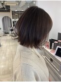 秋冬髪形スタイリング簡単肩につかない長さの外ハネボ赤羽美容院