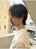 センターパートウルフ