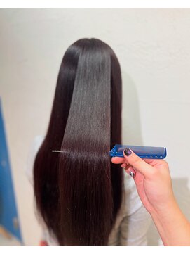 アジールヘア 池袋東口店(agir hair) 縮毛矯正フェミニンロング似合わせカット　池袋