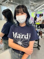 ユーフォリア 渋谷グランデ(Euphoria SHIBUYA GRANDE)&nbsp;インナーカラー　デザインカラー　くびれミディアム