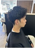 セット簡単ショートパーマ