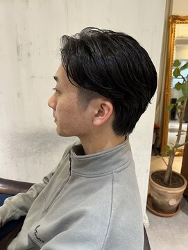 アビント バイ レシッド 武蔵小杉(abinto by rcid) メンズカット/ニュアンスパーマ/センターパート