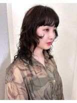 フェイスレイヤーミディアムレイヤーニュアンスパーマ