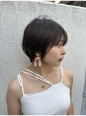 ミニウルフレイヤーカット顔周りカット前髪カットショート/大宮