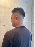 フェードカット×ツーブロックスタイル