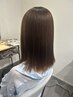 【艶髪】ストレート(縮毛矯正)＋Aujuaトリートメント　14,300円→13,200円