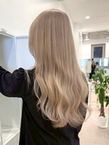 サンクマーケット 渋谷(cinq MARKET) 渋谷ミルクティーベージュハイトーンカラーヘーゼルベージュ韓国