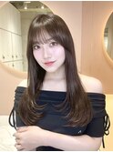 韓国ヘア ワンホンヘア くびれヘア レイヤーカット