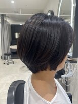 メゾンブラン 川西阪急店(Maison Blanc) マニキュアカラー×ショートボブ