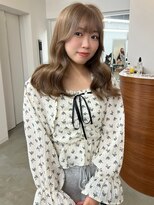 リヴ ウメダ(LIV umeda)&nbsp;オリーブベージュ/ブリーチ/ダブルカラー【梅田】