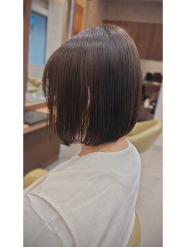 レトア(Letoa) 髪質改善ストレート×髪質改善カラー×前下がりボブ
