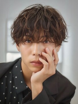 オーシャントーキョー 仙台(OCEAN TOKYO) シャドウパーママッシュショートツーブロック刈り上げワンカール