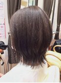 20代30代40代大人可愛い顔回りレイヤー外ハネボブくびれヘア