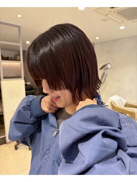 外ハネボブ×姫カット 【@mppp_32485】