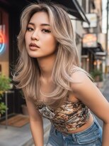 サニー 渋谷(SUNNY) バレイヤージュ、ハイライト、レイヤーカット、ダブルカラー