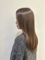 ヘアースタジオ ゼン カロン(Hair studio Zen kalon) ローライトカラー/セミロングレイヤー/モカブラウン30代40代50代