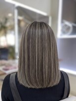 ビーワンヘアー 藤井寺 土師ノ里(B1hair)&nbsp;白髪ぼかし/立体感