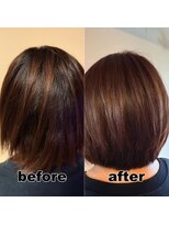 モンド ヘアクリエーション 西田店(monde hair creation)&nbsp;【monde】before × after × 髪質改善