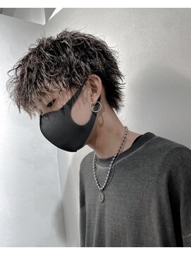 オーシャントーキョー 原宿(OCEAN TOKYO) メンズハイライトメッシュシャドウパーマ