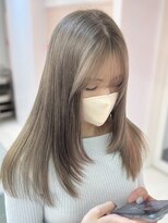 アール 横浜(R) 【MOMO】ブリーチ2回でミルクティーグレージュ/ハイトーン