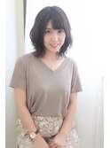 【n o b l e】透明感と動きがあるミディアムヘアー
