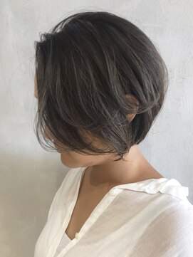 アルバム 新宿(ALBUM SHINJUKU) ハイライトショート_ワンレンフェザーロングボルドー_ba150961