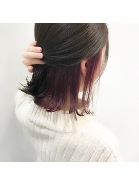 シアン 日暮里店(Cyan) 【Cyan】インナーカラー ×ピンク