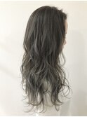 バレイヤージュ×アッシュグレー