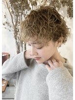 シュプール(SPUR)&nbsp;大人可愛いマッシュショートハンサムショートパーマ