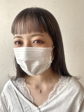 ディコ(Dico) Hona hair ☆ オン眉×ラベンダーグレージュ