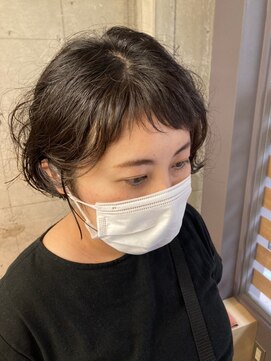 オッソ(OSSO) ストレートナチュラルウルフ_マロンベージュAラインボブ