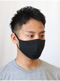 伸びてきたパーマの刈り上げアップバング