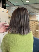 ラフ(LAFF)&nbsp;#黒髪#ボブルフ#ネビージュ#小顔#ワンレン