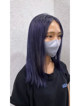 アジールヘア 所沢プロペ通り店(agir hair) 透明感ブルーバイオレット