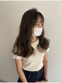 アディクシーカラーでオリーブアッシュ【岡田優里】