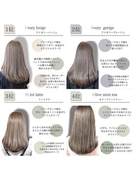 ロンド ルージュ 銀座店(Lond rouge) ブリーチなしのオリジナルカラー