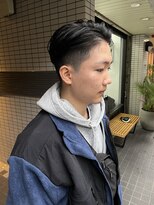 ウェルネス(Wellness)&nbsp;スキンフェードツイストスパイラルツーブロックマッシュ48