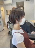 初心者も大歓迎ショートボブ 女性らしいさを!ハマショート