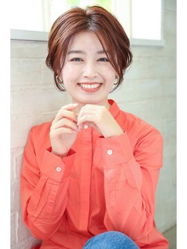 ガーランド (Garland) 大人可愛い前髪×艶髪×水素カラーグレーベージュピンクベージュ