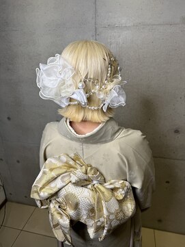 アチーブ ヘア デザイン(achieve hair design) 成人式ヘアメイク着付け 前撮り結婚式 お呼ばれ 二次会