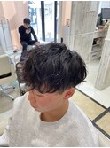 メンズ/マッシュ/ツイストスパイラルパーマ/ニュアンスパーマ