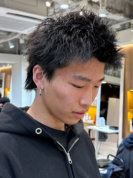 ルースト 渋谷店(ROOST) スパイキーショート×ピンパーマ