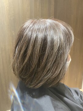 キコーヘア(kiko hair) レイヤーボブ/白髪ぼかし/脱白髪染め】吹田/岸辺/千里丘/江坂