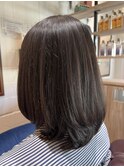 菱形ミディアムヘア