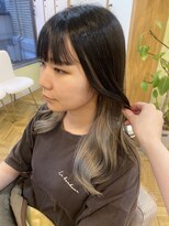 アリスバイブランニューリブ 難波店(ALICE by Brandnew×LIV)&nbsp;難波美容室　インナーカラー/イヤリングカラー/インナーシルバー