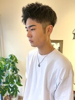 メルト 吉祥寺(melt)&nbsp;【早坂駆留】アップバング短髪ツーブロック刈り上げ爽やかヘア