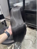 エトラ 渋谷店(etora)&nbsp;艶髪　地毛風カラー　ブルーブラック　グレーブラック