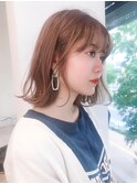 Say.黒髪ボブルフネビージュ小顔ワンレンミディアムボブ表参道