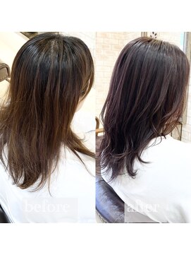 ヴィアスヘアー(vias hair) 深めのボルドールビー